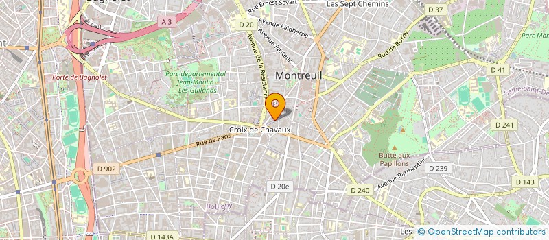 localisation de l'entreprise MADAME JULIE QUILLIEN à MONTREUIL