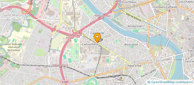 localisation de l'entreprise MADAME JULIE QUINIOU à TOULOUSE