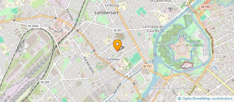 localisation de l'entreprise MADAME JULIE QUIQUEMPOIS  LAMBERSART