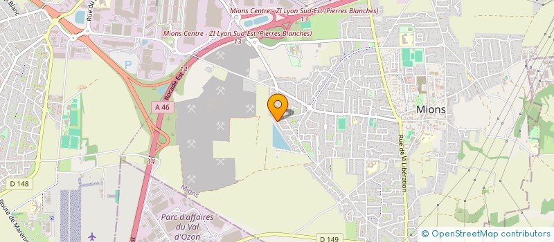 localisation de l'entreprise MADAME JULIE RAGNOTTI  MIONS