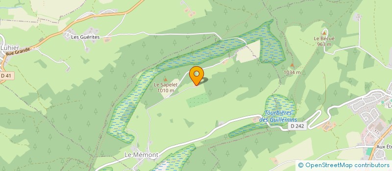 localisation de l'entreprise MADAME JULIE RAGOT  LE MEMONT