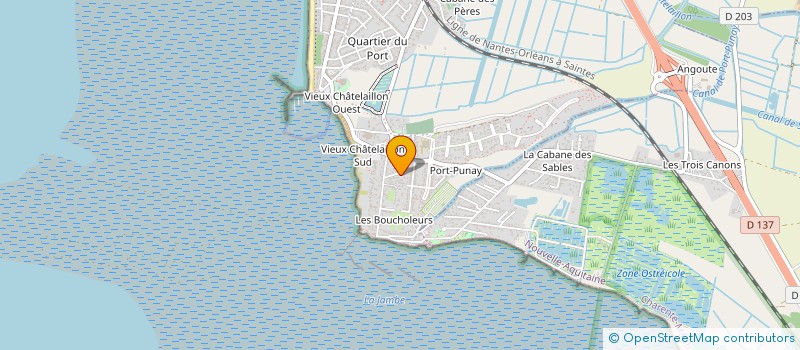 localisation de l'entreprise MADAME JULIE RAGOT à CHATELAILLON-PLAGE