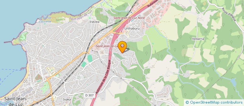 localisation de l'entreprise MADAME JULIE RAMAND à SAINT-JEAN-DE-LUZ