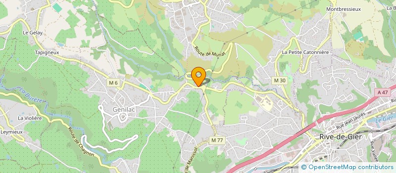 localisation de l'entreprise MADAME JULIE RAMBAUD  GENILAC