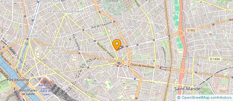 localisation de l'entreprise MADAME JULIE RAMIER  PARIS