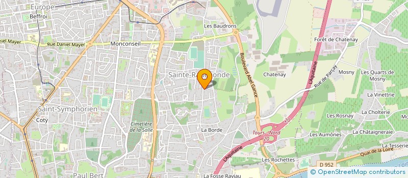 localisation de l'entreprise MADAME JULIE RAMILLON  TOURS