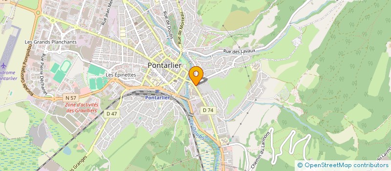 localisation de l'entreprise MADAME JULIE RAMOS DA COSTA à PONTARLIER