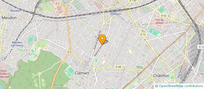 localisation de l'entreprise MADAME JULIE RASSER à CLAMART