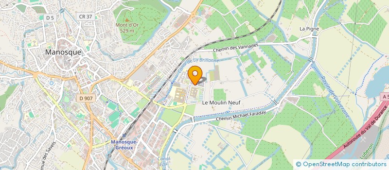 localisation de l'entreprise MADAME JULIE RASTELLO  PIERREVERT