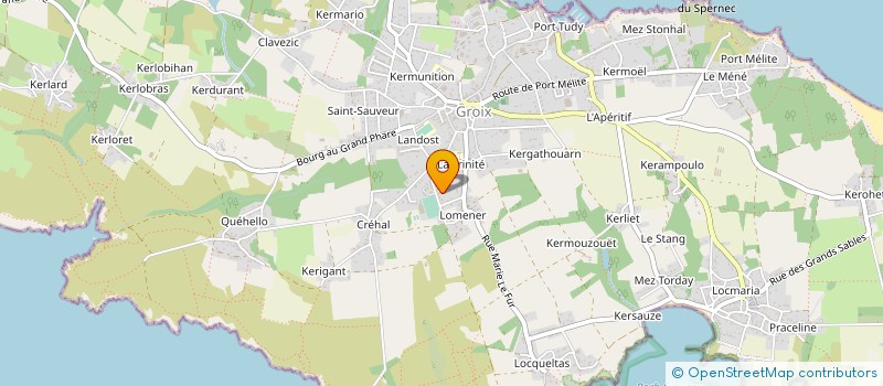 localisation de l'entreprise MADAME JULIE RAUDE  GROIX