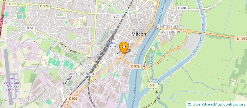 localisation de l'entreprise MADAME JULIE RAULIN  MACON