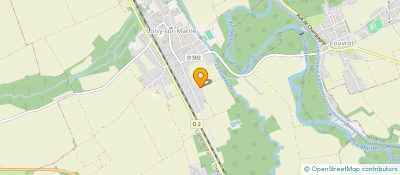 localisation de l'entreprise MADAME JULIE RAVENEL  LOISY-SUR-MARNE