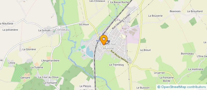 localisation de l'entreprise MADAME JULIE RAYMOND à SABLONS-SUR-HUISNE