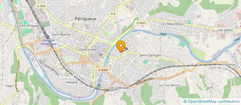 localisation de l'entreprise MADAME JULIE RAYNAUD  PERIGUEUX