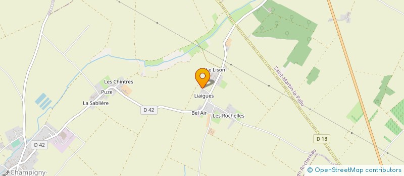 localisation de l'entreprise MADAME JULIE REAU à CHAMPIGNY EN ROCHEREAU