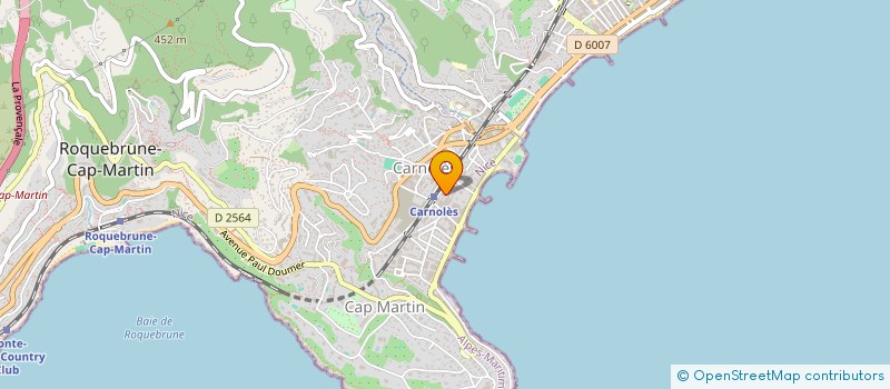 localisation de l'entreprise MADAME JULIE REBAUDO à ROQUEBRUNE-CAP-MARTIN