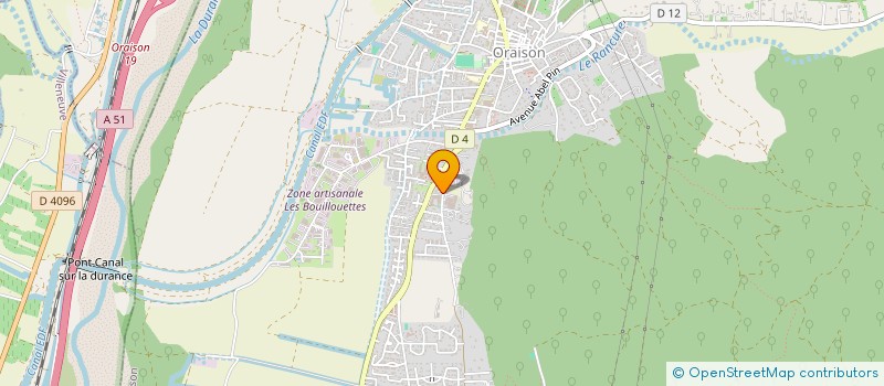 localisation de l'entreprise MADAME JULIE REBOUL  ORAISON