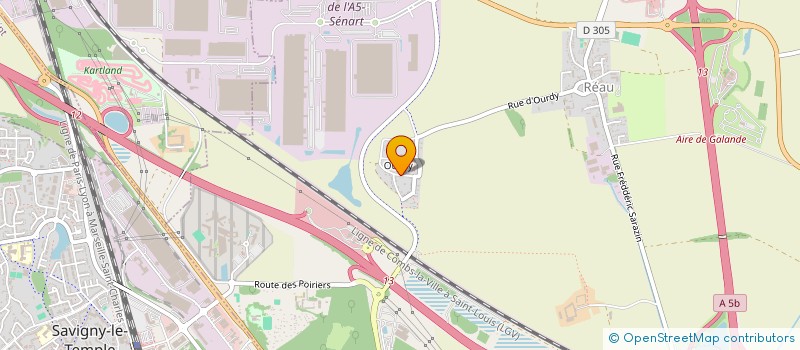 localisation de l'entreprise MADAME JULIE REGGIE RAJENDRA  REAU