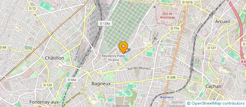 localisation de l'entreprise MADAME JULIE-REGINE ARLEINE à BAGNEUX
