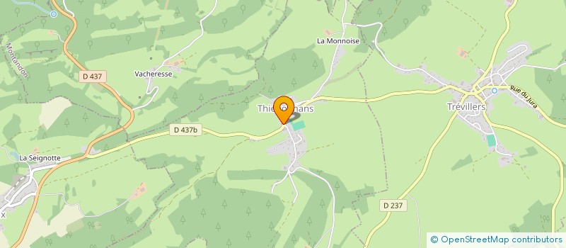 localisation de l'entreprise MADAME JULIE RENAUD  THIEBOUHANS