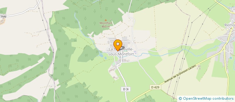 localisation de l'entreprise MADAME JULIE RENAUD  LA NEUVEVILLE-SOUS-MONTFORT