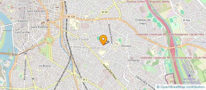 localisation de l'entreprise MADAME JULIE RENAULT à TOULOUSE