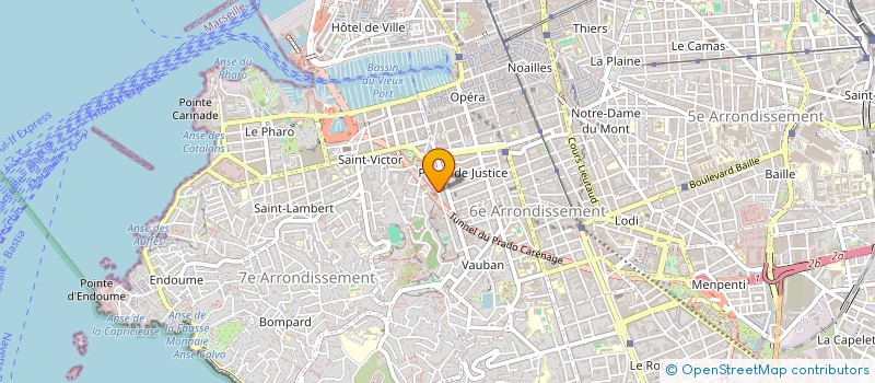 localisation de l'entreprise MADAME JULIE REQUIN  MARSEILLE