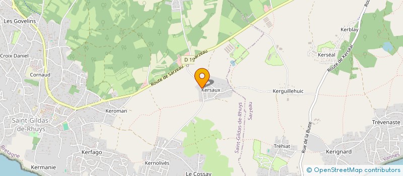 localisation de l'entreprise MADAME JULIE RERAMBYA  SAINT-GILDAS-DE-RHUYS