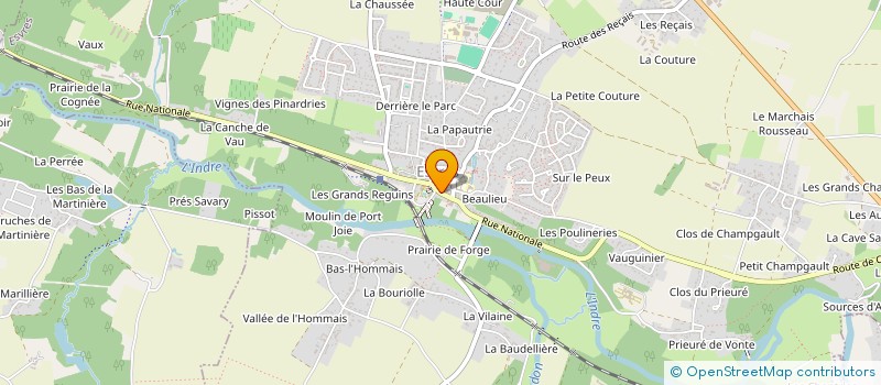 localisation de l'entreprise MADAME JULIE REVEILLON  ESVRES