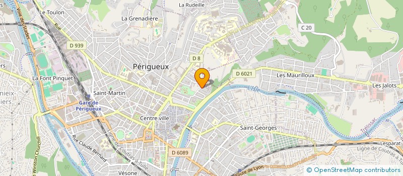 localisation de l'entreprise MADAME JULIE REYNAL à PERIGUEUX