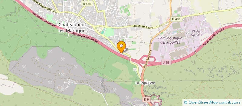 localisation de l'entreprise MADAME JULIE REYNAUD à CHATEAUNEUF-LES-MARTIGUES