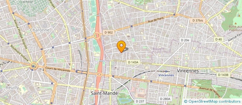 localisation de l'entreprise MADAME JULIE RICHARD à MONTREUIL