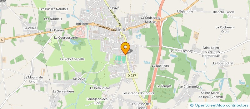 localisation de l'entreprise MADAME JULIE RICHARD  HERIC