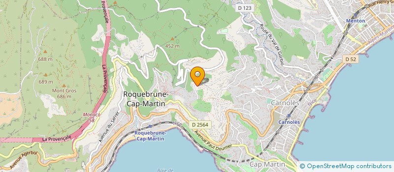 localisation de l'entreprise MADAME JULIE RICOSSE à ROQUEBRUNE-CAP-MARTIN
