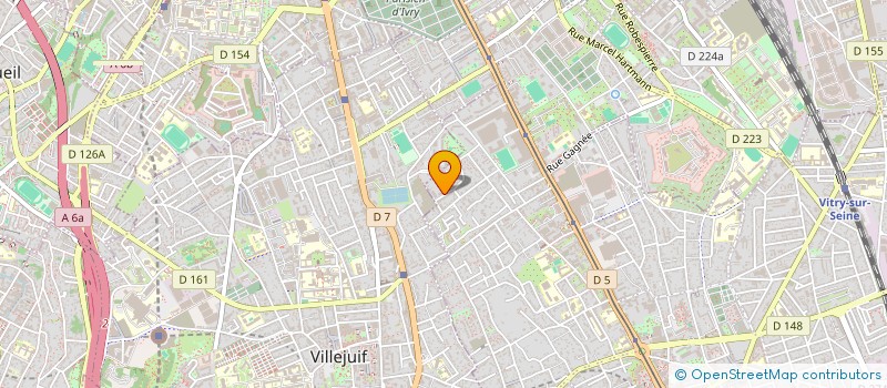 localisation de l'entreprise MADAME JULIE RIESSER  VITRY-SUR-SEINE