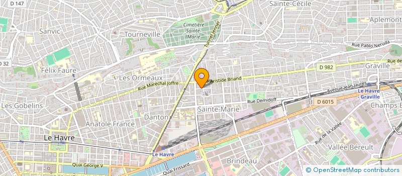 localisation de l'entreprise MADAME JULIE RINGLER  LE HAVRE