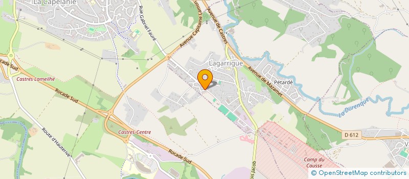 localisation de l'entreprise MADAME JULIE RIOLS  LAGARRIGUE