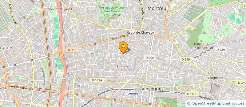 localisation de l'entreprise MADAME JULIE RIOU à MONTREUIL