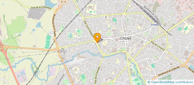 localisation de l'entreprise MADAME JULIE RIPOCHE à CHOLET