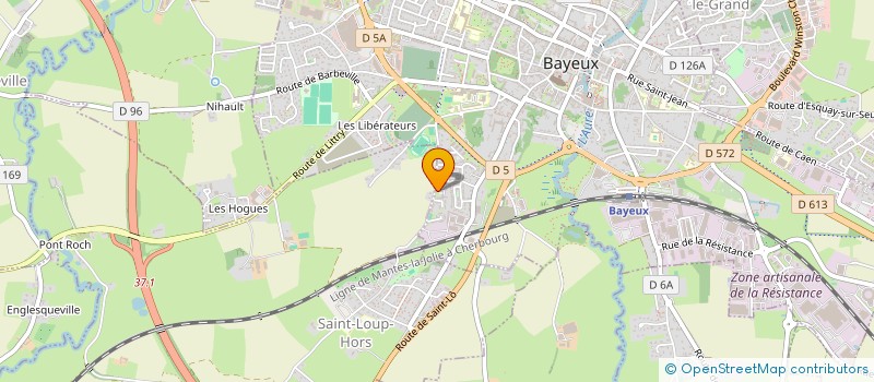 localisation de l'entreprise MADAME JULIE RIVALLANT à BAYEUX