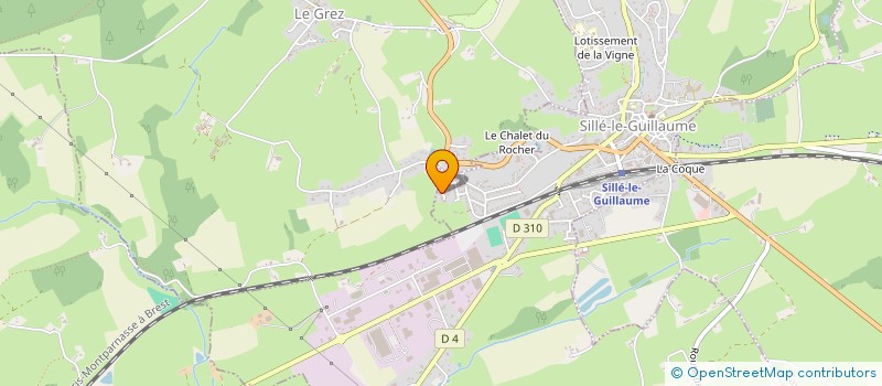 localisation de l'entreprise MADAME JULIE RIZZI  LE GREZ