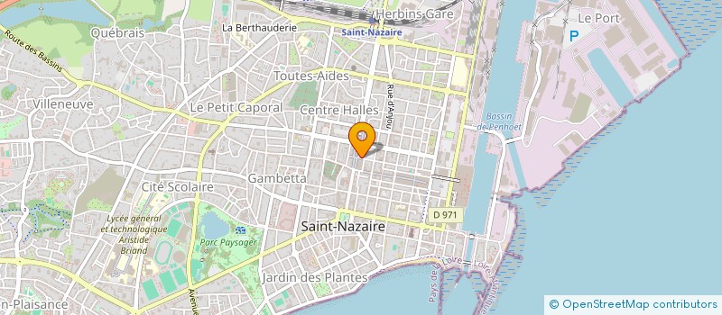 localisation de l'entreprise MADAME JULIE ROBERT à SAINT-NAZAIRE