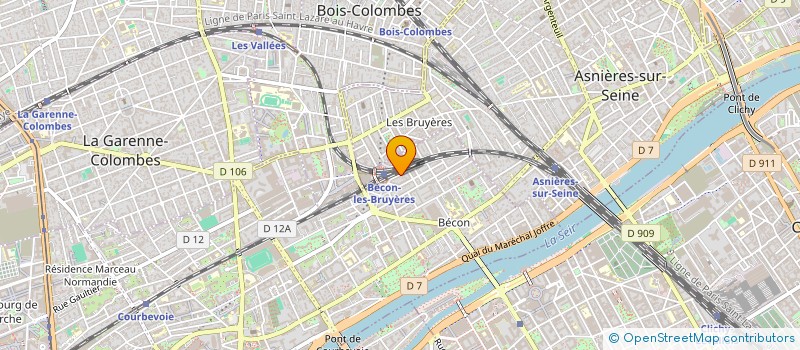 localisation de l'entreprise MADAME JULIE ROBERT à COURBEVOIE