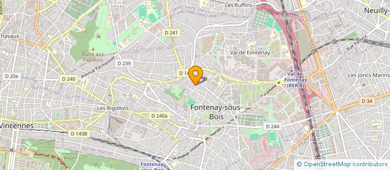localisation de l'entreprise MADAME JULIE ROBERT à FONTENAY SOUS BOIS