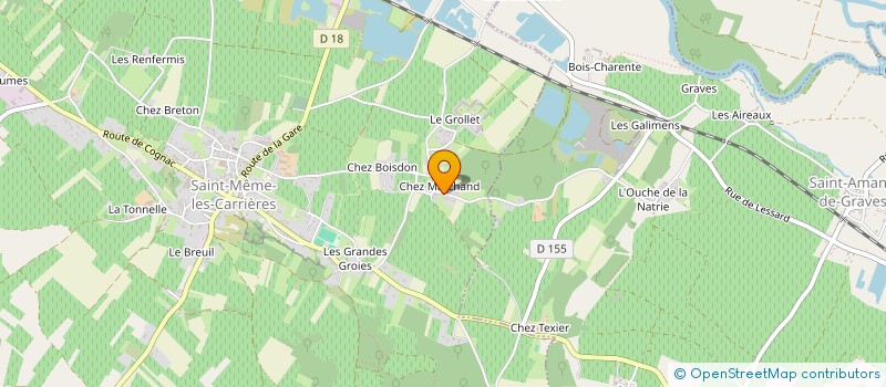 localisation de l'entreprise MADAME JULIE ROBIC à SAINT-MEME-LES-CARRIERES