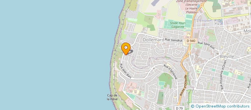 localisation de l'entreprise MADAME JULIE ROBILLARD  SAINTE-ADRESSE