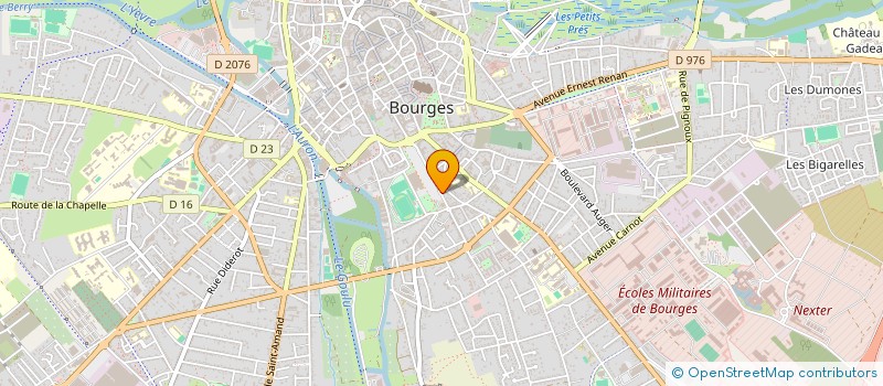 localisation de l'entreprise MADAME JULIE ROBIN  BOURGES