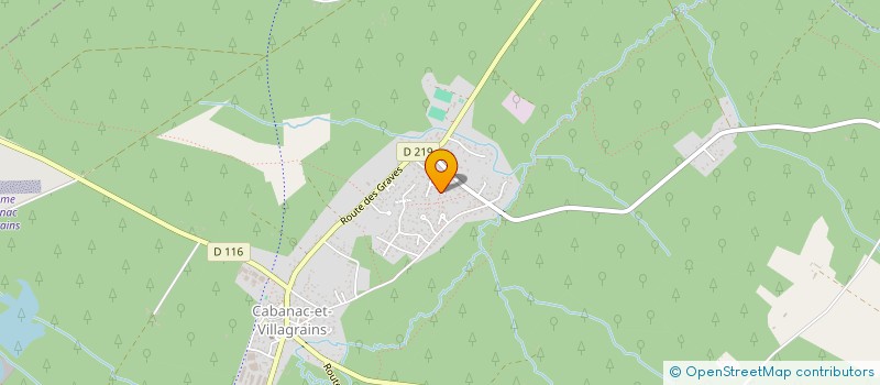 localisation de l'entreprise MADAME JULIE ROBINET  CABANAC-ET-VILLAGRAINS
