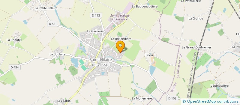 localisation de l'entreprise MADAME JULIE ROBINS  SAINT-HILAIRE-DE-CLISSON