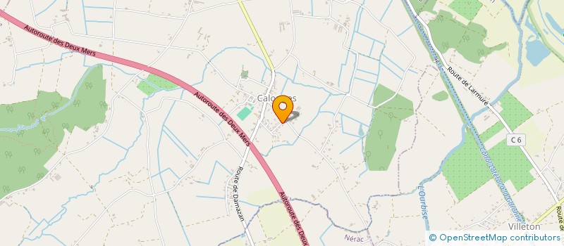 localisation de l'entreprise MADAME JULIE ROCHAS  CALONGES